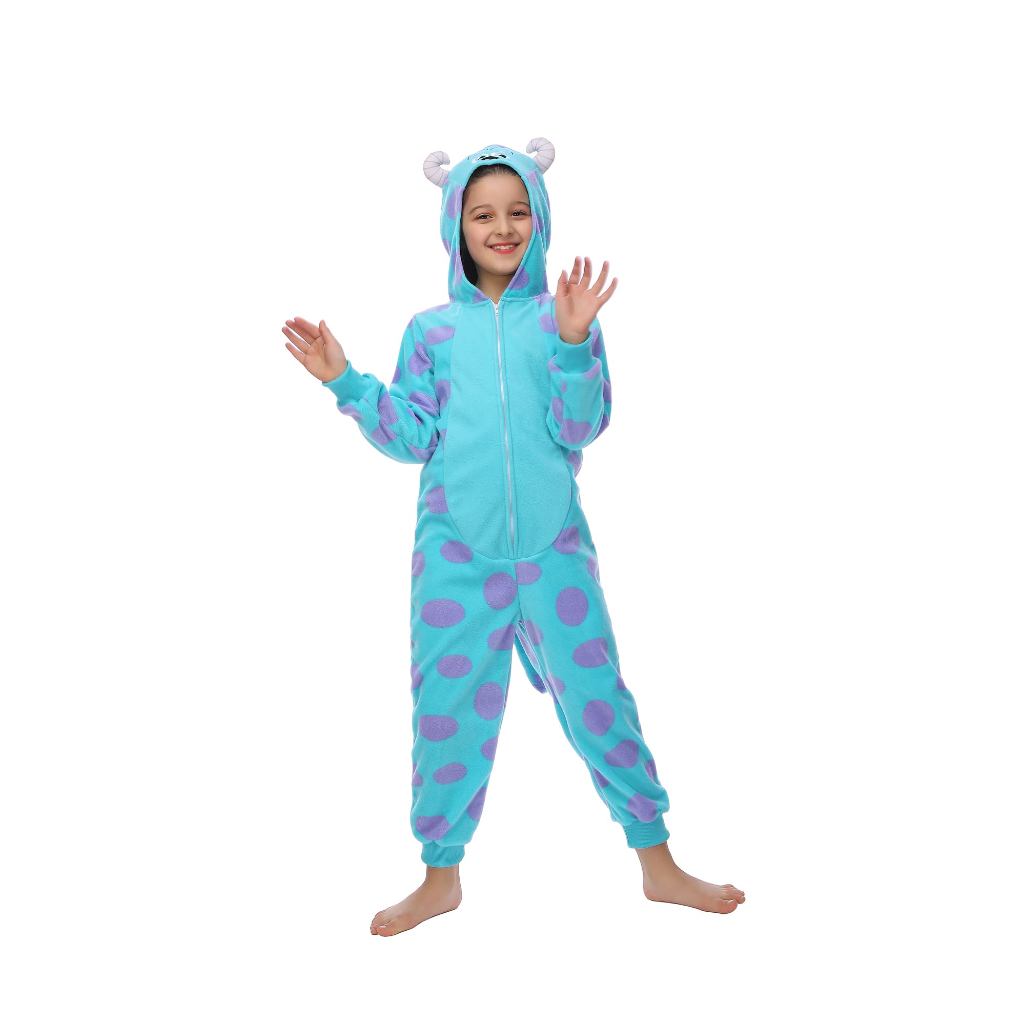 Costume Rabtero Children Animal, Macacão Blue Monster De 6 A 8 Anos