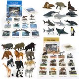 Brinquedo De Aprendizagem E Educação Mikneke 24 Estatuetas De Animais Pequenos
