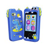Telefone Infantil Kikidex Para Meninas/meninos De 3 A 10 Anos Com Câmera Dupla