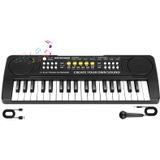 Piano De Teclado M Sanmersen 37 Teclas Para Crianças De 3 A 6 Anos Com Microfone