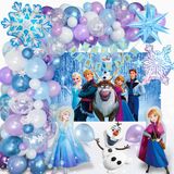 Decorações De Festa: Balões De Aniversário Congelados Para Meninas
