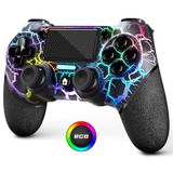 Controlador Sem Fio Acegamer Light-up Para Ps4 Com Turbo E Rgb