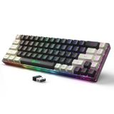 Teclado Sem Fio Para Jogos Geodmaer 65% Led Retroiluminado 68 Teclas