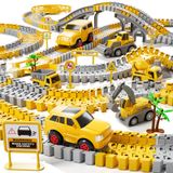 Brinquedos De Construção Ihaha Race Tracks 236 Unidades Com 6 Carros De 3 A 6 Anos