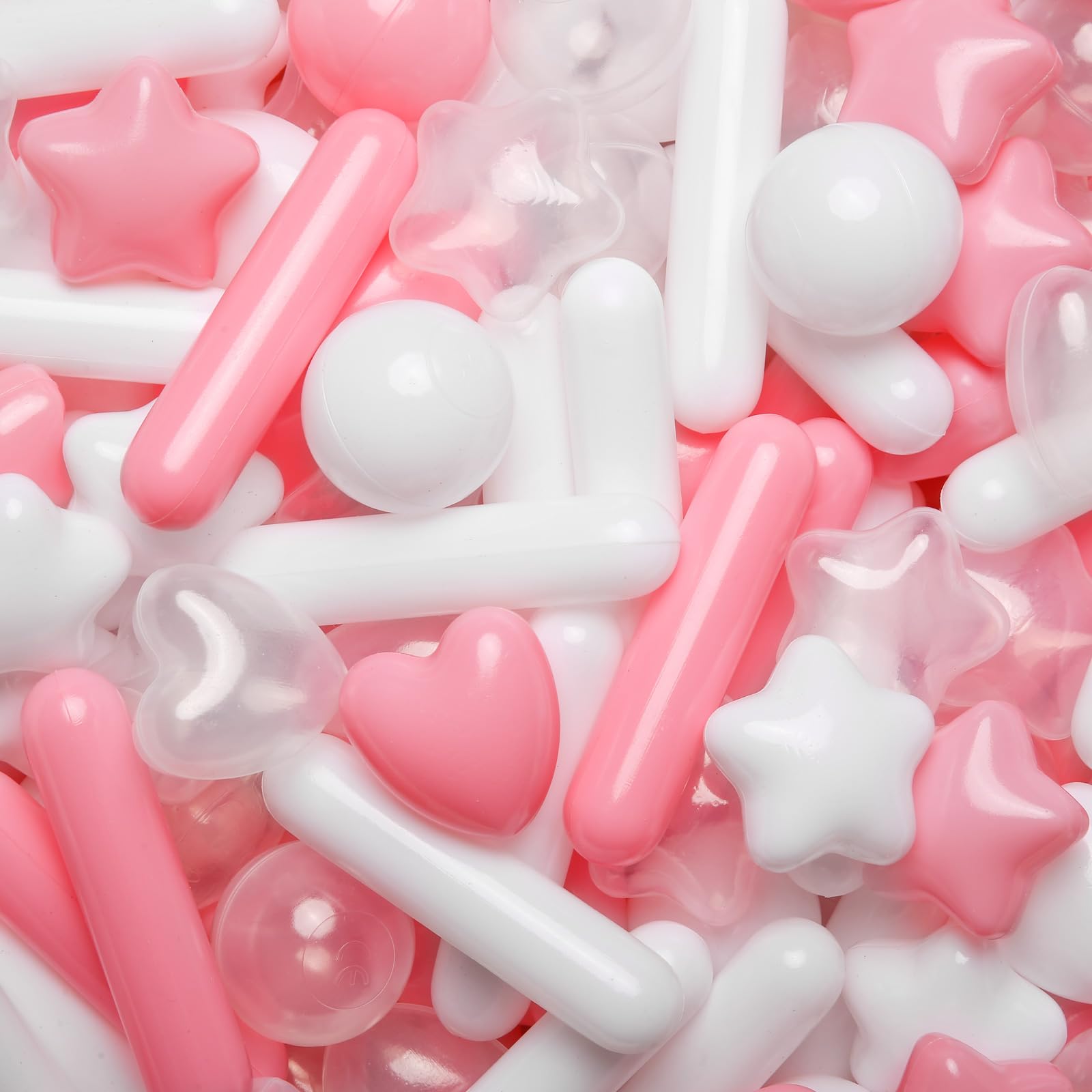 Ball Pit Balls Starbolo 150 Unidades Stars Hearts Long Balls