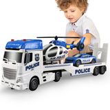 Caminhão De Brinquedo Dwi Dowellin Para Menino De 3 A 6 Anos Com Carro