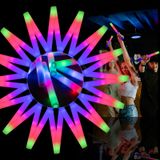 Led Foam Glow Sticks Wellent 58 Unidades Com 3 Modos De Intermitência Colorida