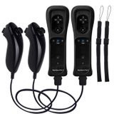 Pacotes De 2 Controladores Motion Plus Wii Com Nunchucks Techken