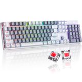 Teclado Para Jogos Risophy Rgb Retroiluminado Mecânico De 104 Teclas