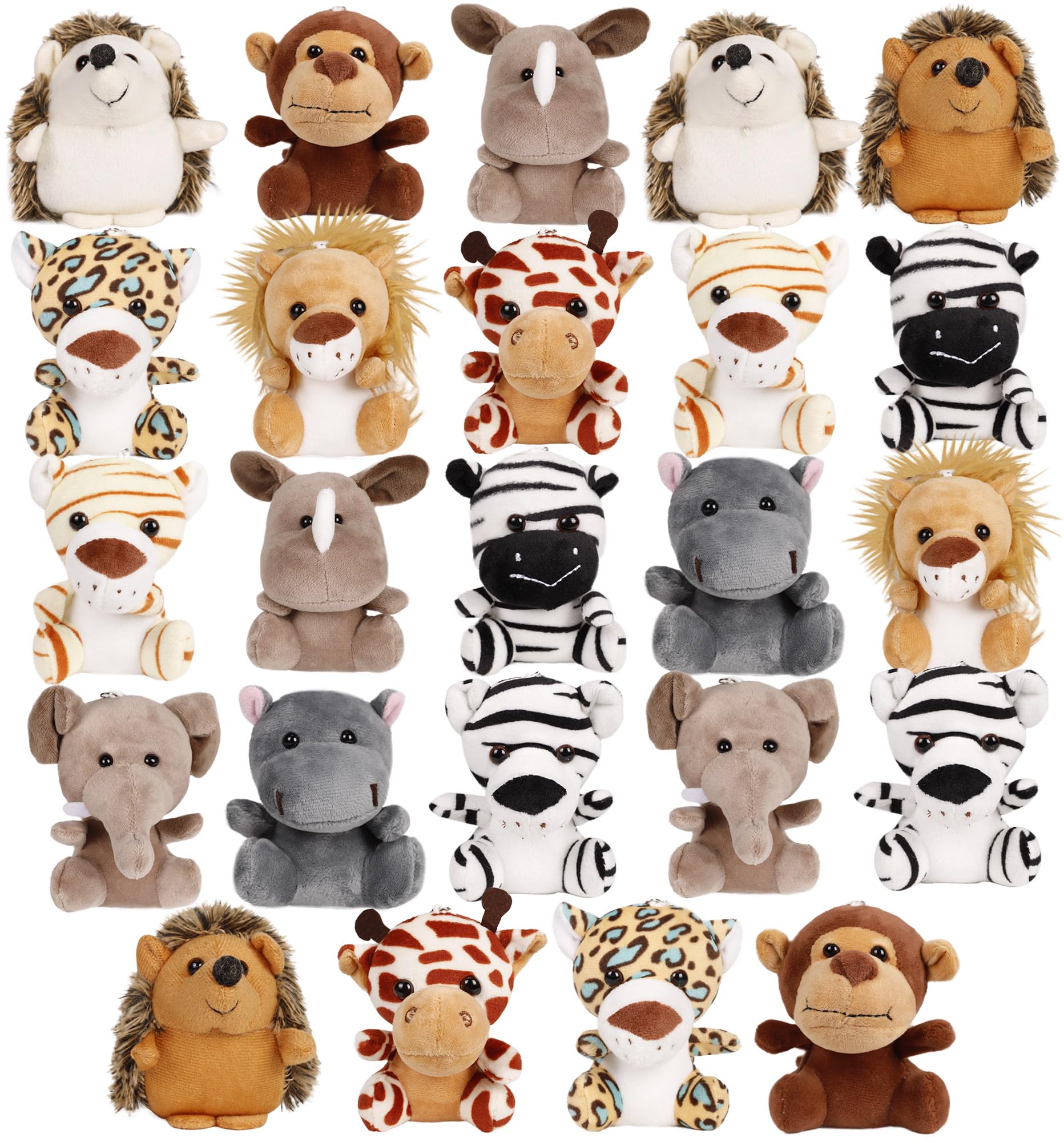 Animais De Pelúcia Spoilu Small Bulk 24 Peças De Brinquedos De Pelúcia De 11 Cm