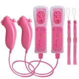 Pacotes De 2 Controladores Wii Motion Plus Com Nunchucks Techken