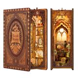 Kit Diy Book Nook Kit Cutebee Bookshelf Insert Decor 3d Puzzle