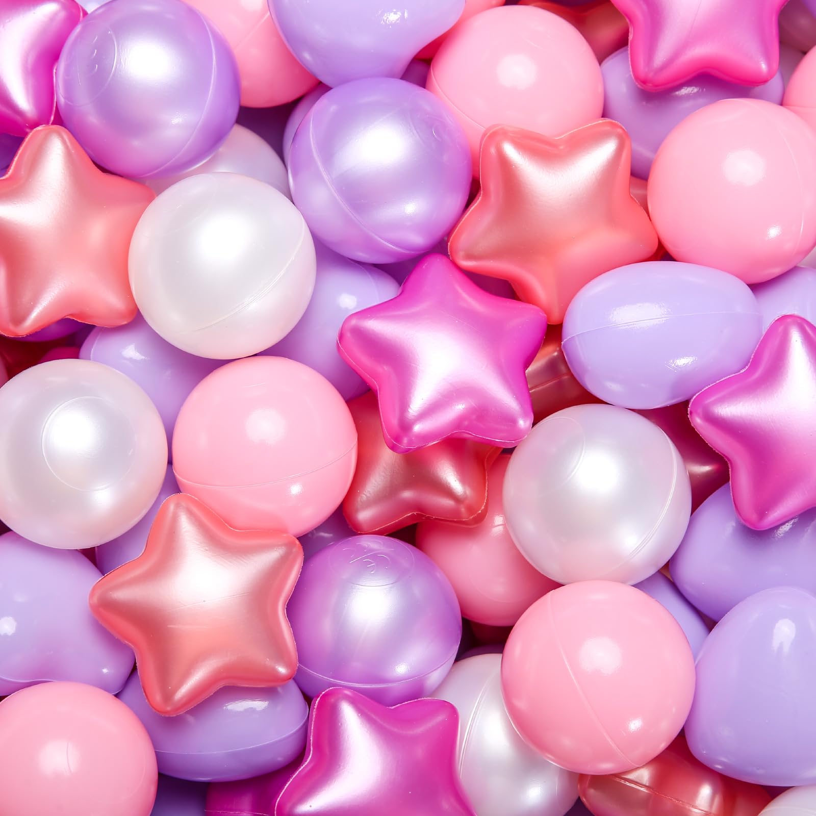 Ball Pit Balls Gogoso Star Para Crianças Pequenas De 2,15 Polegadas, 150 Unidades