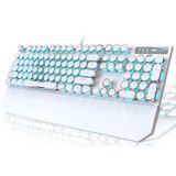 Teclado Mecânico Para Jogos Camiysn Typewriter Style Branco