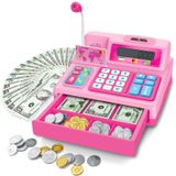 Calculadora De Caixa Registradora Baodlon 73 Unidades Rosa Para Crianças De 3 Anos Ou Mais