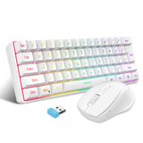 Combinação De Teclado E Mouse Para Jogos Sem Fio Snpurdiri 2.4g