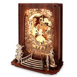 Luz Noturna De Quebra-cabeça 3d Funpola Alice In Wonderland Book Lamp