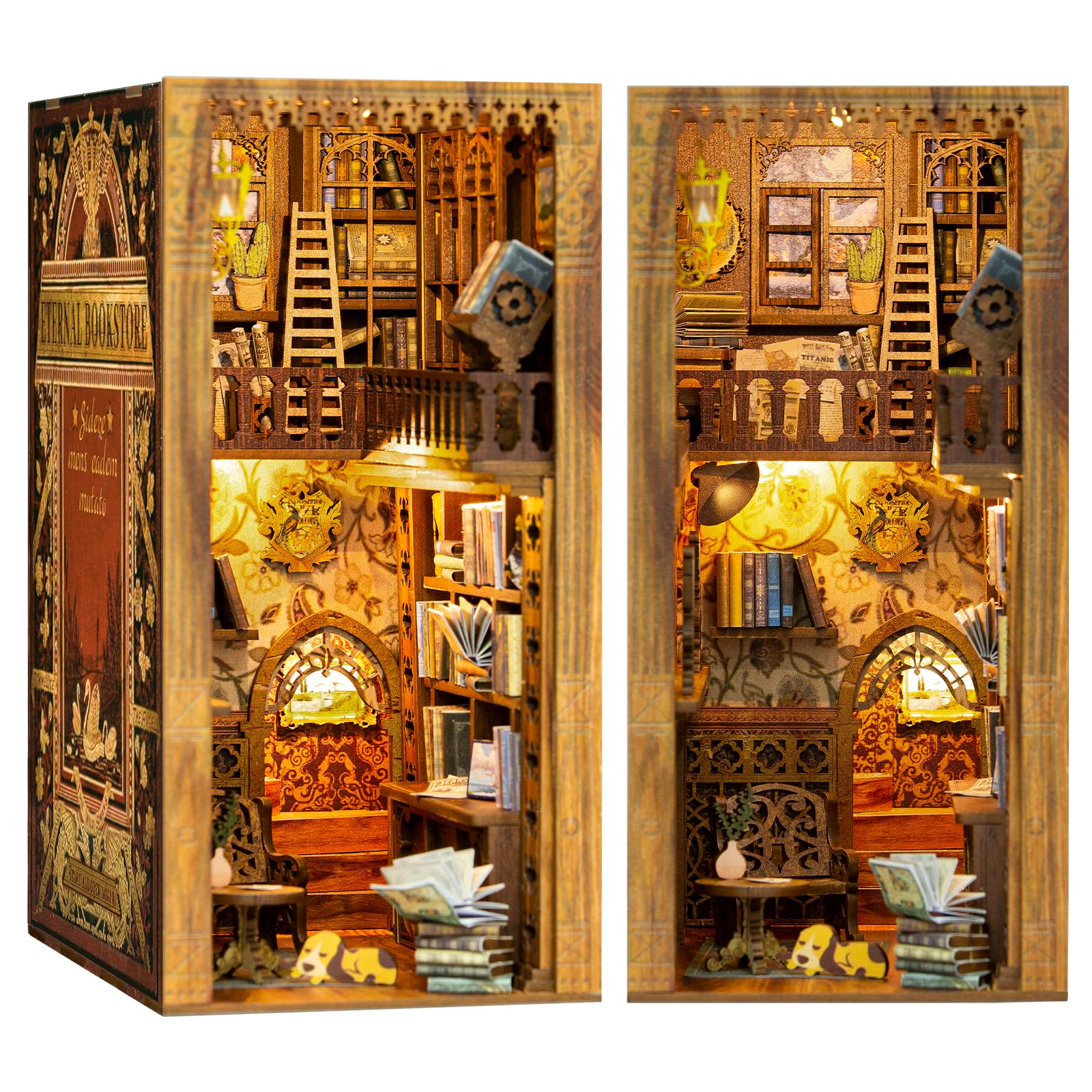 Kit De Cadernos De Livros Diy Miniature House Dollhouse Cutebee Eternal