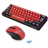 Combinação De Teclado E Mouse Para Jogos Sem Fio Snpurdiri 2.4g