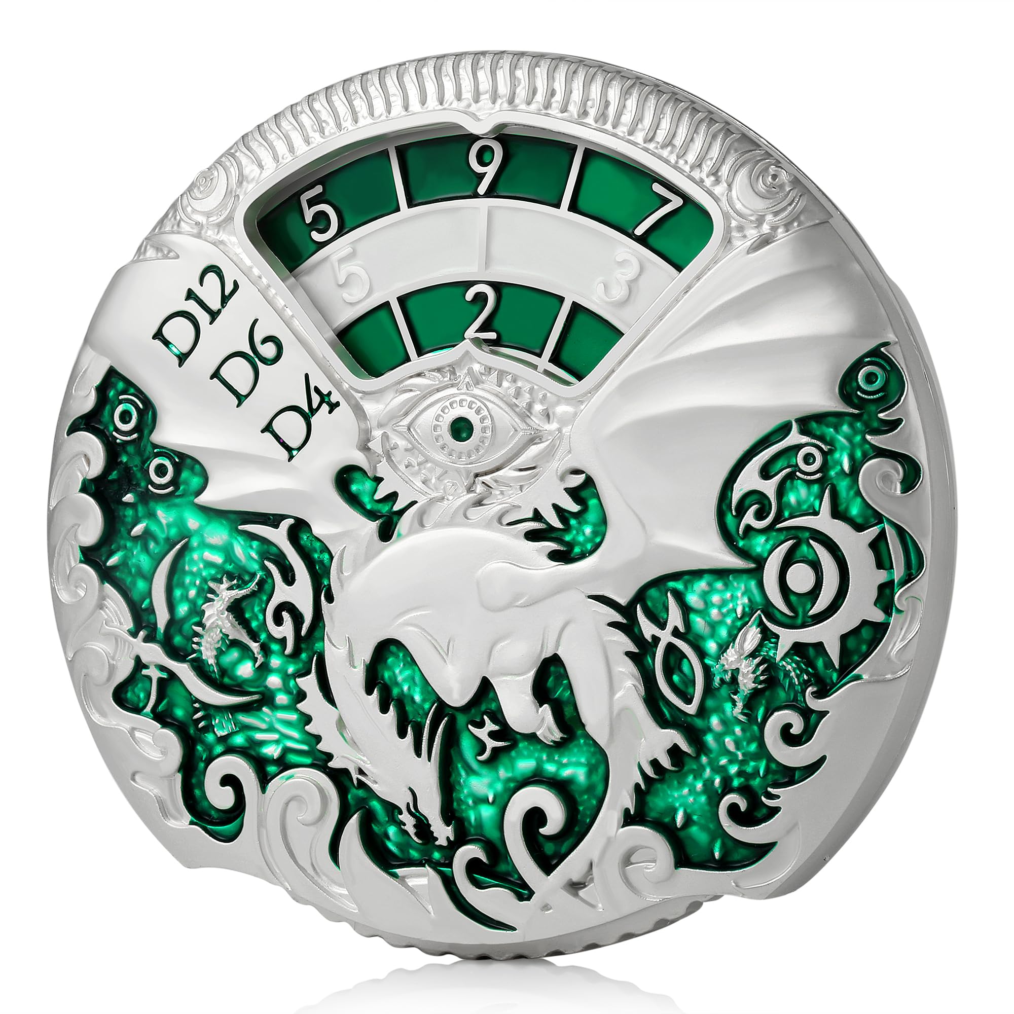 Conjunto De Dados De Metal Fidget Spinner Dndnd Dragon Roulette 7 Em 1