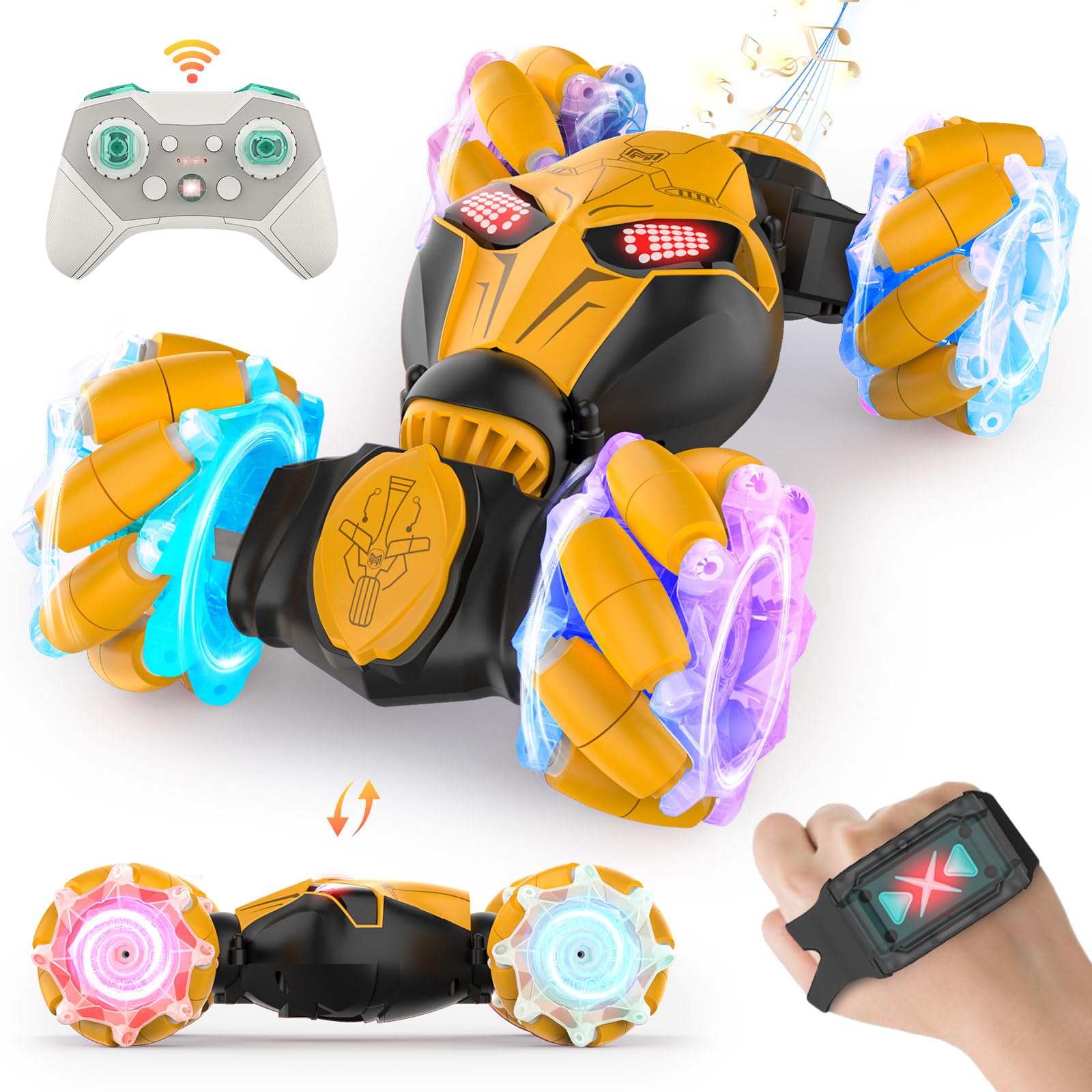 Rc Car Sauftti Gesture Sensor Stunt Remote Control 6 Anos Ou Mais