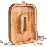 Banco De Moedas De Madeira Personalizado Piggy Bank Primrend®