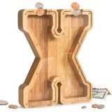 Banco De Moedas De Madeira Personalizado Piggy Bank Primrend®