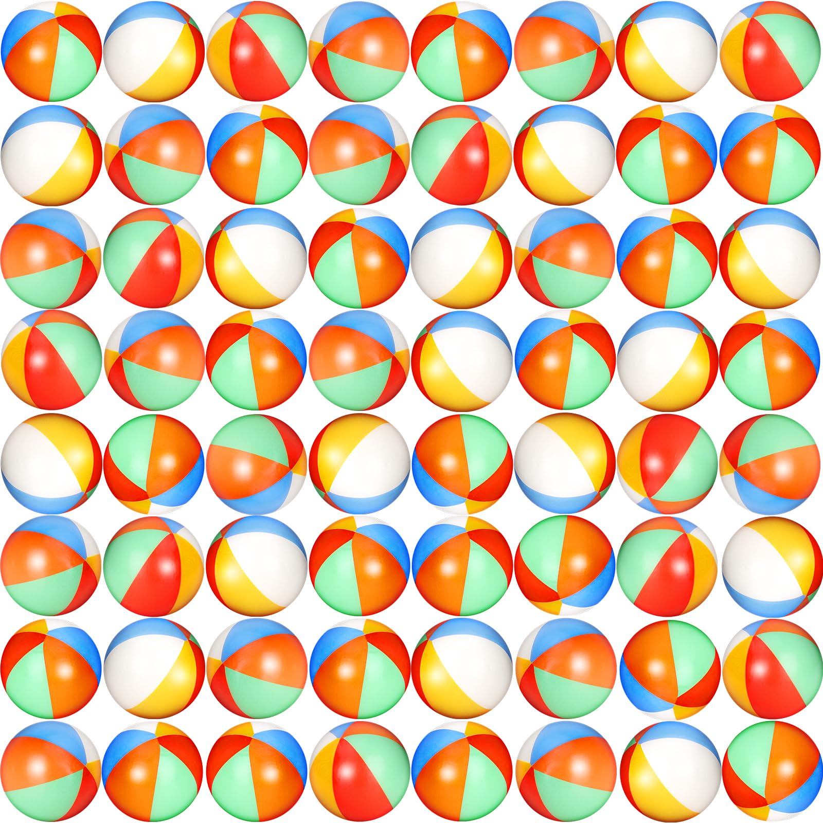 Stress Balls Oleitodh Beach 96 Unidades Mini Relief 5 Cm Rainbow