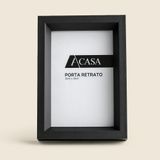 Porta Retrato Pirâmide Preto 10x15cm - A\casa