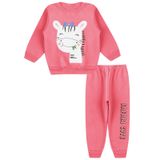 Conjunto Moletom Infantil Felpudo Blusão E Calça Roupa De Frio
