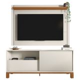 Painel Para Tv 55 Pol E Rack Bancada 150cm Lucca Off/freijó C01 - Mpozenato