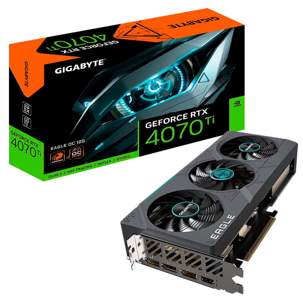 GIGABYTE EAGLE GEFORCE RTX グラフィックボードジャンク Placa De Vídeo Gigabyte Geforce Rtx 4070 Ti Eagle Oc 12Gb 2.0