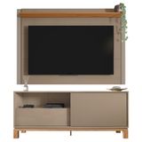 Painel Para Tv 55 Pol E Rack Bancada 150cm Lucca Areia/freijó C01 - Mpozenato