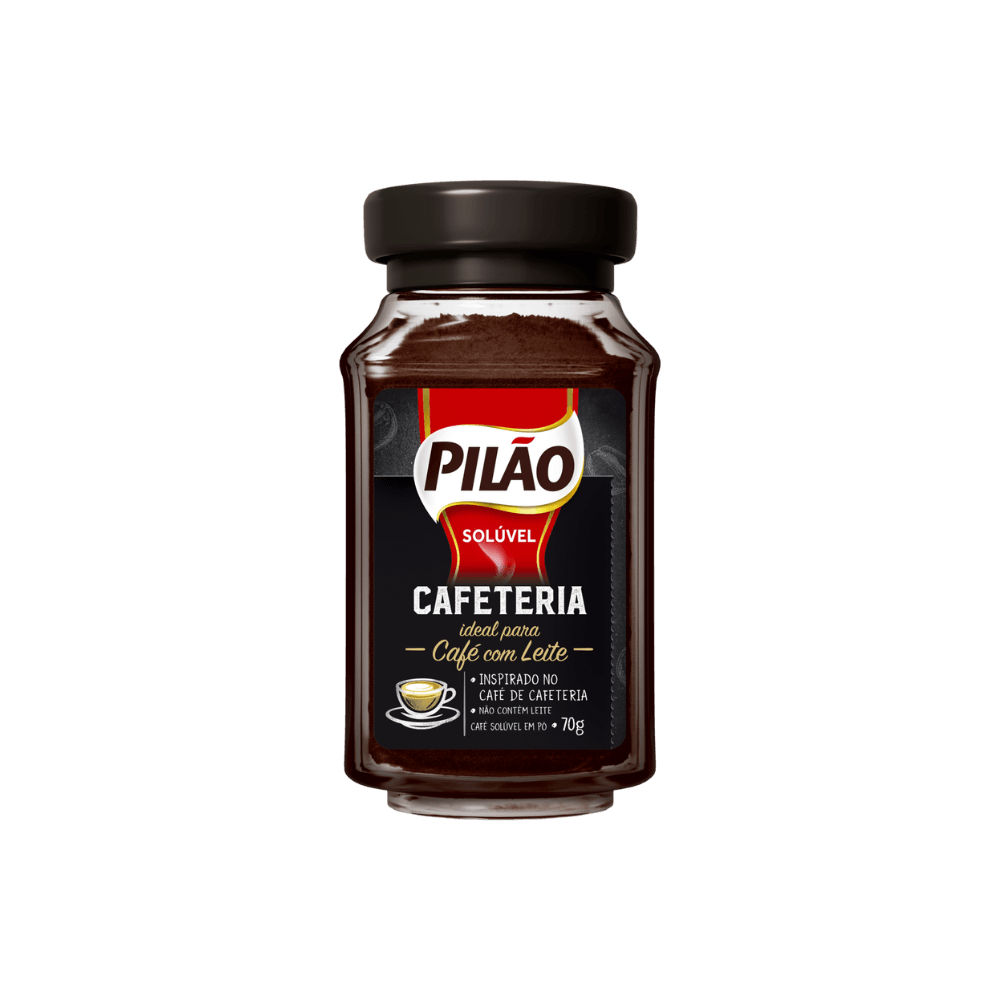 Café Pilão Solúvel Cafeteira de Vidro 70g Pilão - Carrefour