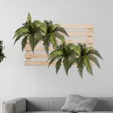 7 Buquês De Samambaias Artificiais Plantas Decorativas Realistas Para Decoração Em Ambientes Comerciais