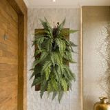 9 Plantas Buquês De Samambaias Artificiais Realistas 60cm Qualidade Para Decoração E Arranjos