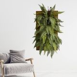 5 Buquês De Plantas Artificiais Premium Samambaia Com Excelente Cobertura 60cm Toque Realista