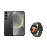 Celular Samsung S24 256gb - Preto + Galaxy Watch7 Bt 40mm - Verde Combo