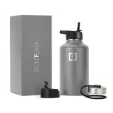 Garrafa De Água Iron °flask Camping &amp; Hiking 1,9 L De Grafite
