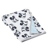 Cobertor De Bebê Lambs &amp; Ivy Disney Mickey Mouse Azul/branco