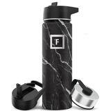 Garrafa De Água Iron °flask Camping &amp; Hiking 650 Ml Black Marquina