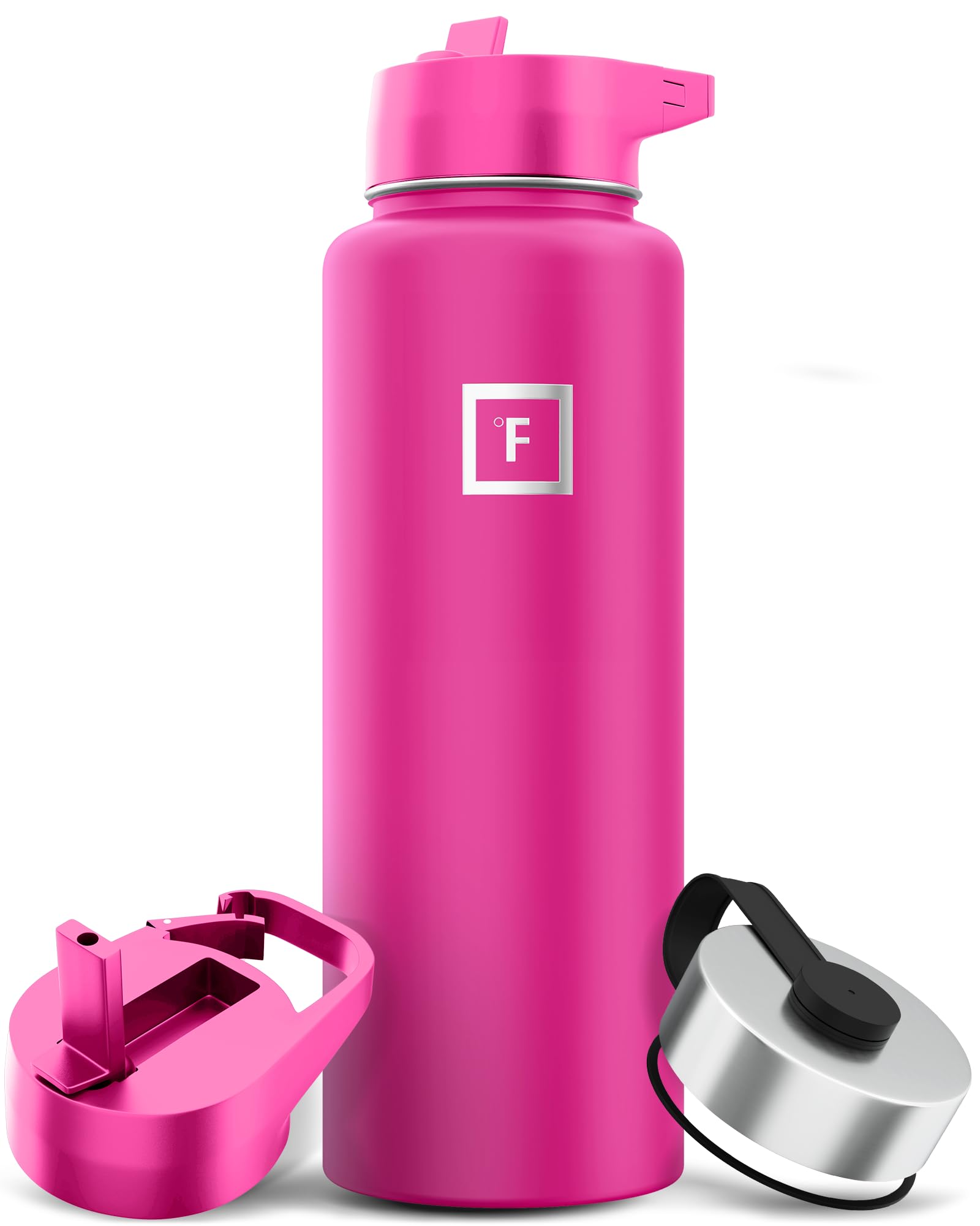 Garrafa De Água Iron °flask Camping &amp; Hiking 1,2 L Pink Tulip