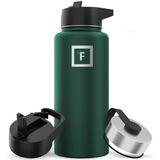 Garrafa De Água Iron °flask Camping &amp; Hiking 960 Ml Dark Pine