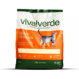 Areia Higiênica Gato Viva Verde Grãos Grossos 4kg