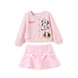 Roupa Disney Minnie Toddler Girl 3-4t: Blusa E Saia Rosa