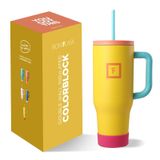 Caneca Isolada Iron °flask Co-pilot Caribbean Heat 1,2 L
