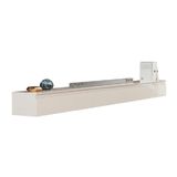Rack Suspenso Para Painel Ou Tv Até 75 Polegadas 3 Gavetas 1,80m Aspen Off White Edn