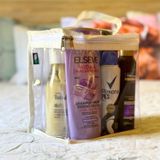 Porta Shampoo Necéssarie Organizadora Transparente Perfume