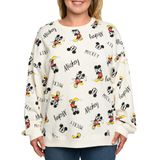 Moletom Feminino Disney Plus Size Mickey Mouse De Lã