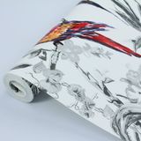 Papel De Parede Vinilizado Arara Dk-0249 - 68cm X 9,14m( ± 3%)
